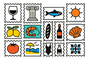 Colorful vector illustration of food, a Food Illustration by ZinetroN