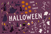 Halloween patterns cards elements, a Pattern Graphic by RevolutionizZed (Thumbnail 12 of 17)