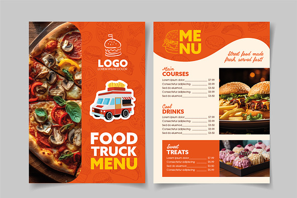 Food Truck Menu preview 2