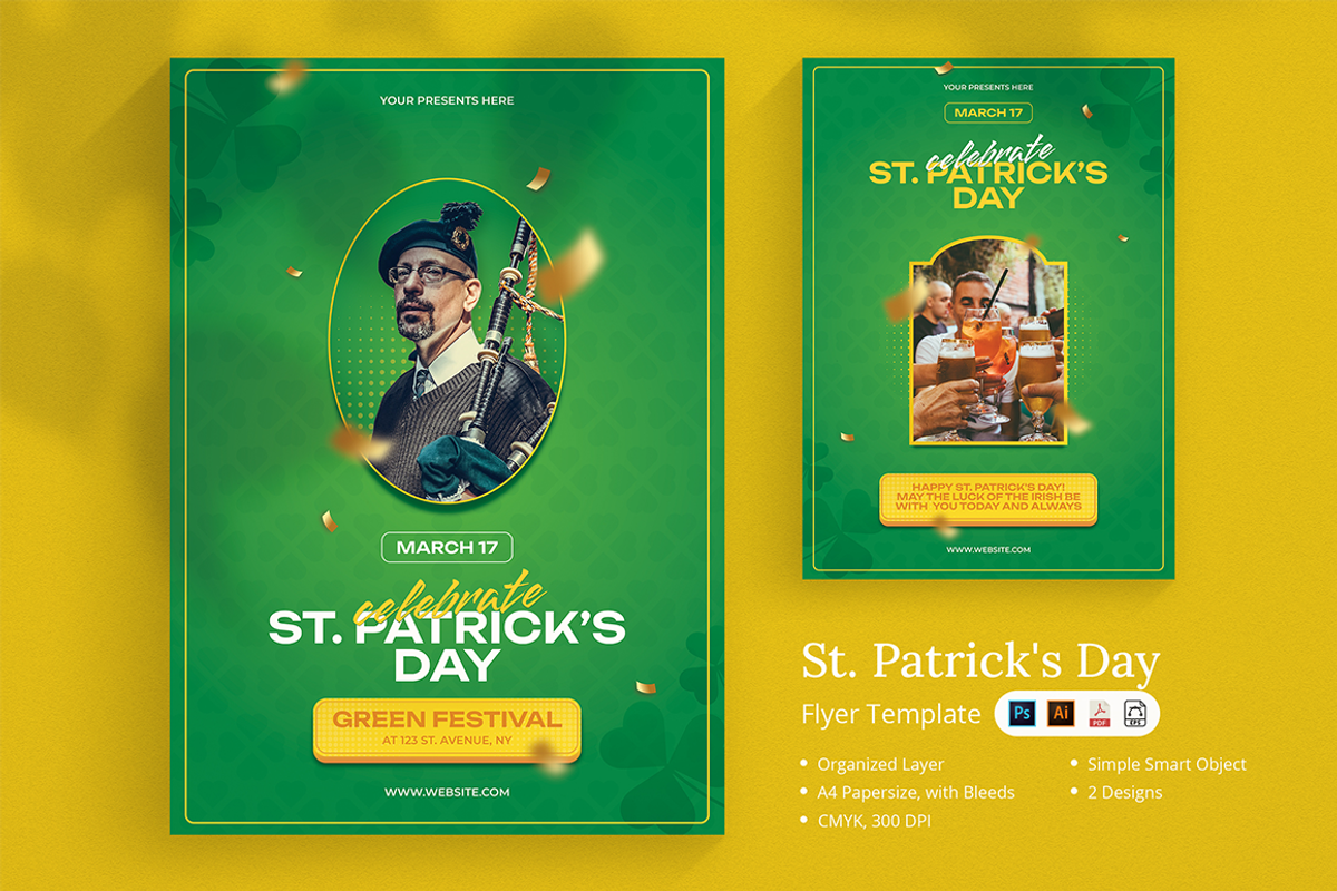 Peterson - Saint Patrick's Day Flyer, a Flyer Template by Lettha-Studio (Photo 1 of 4)