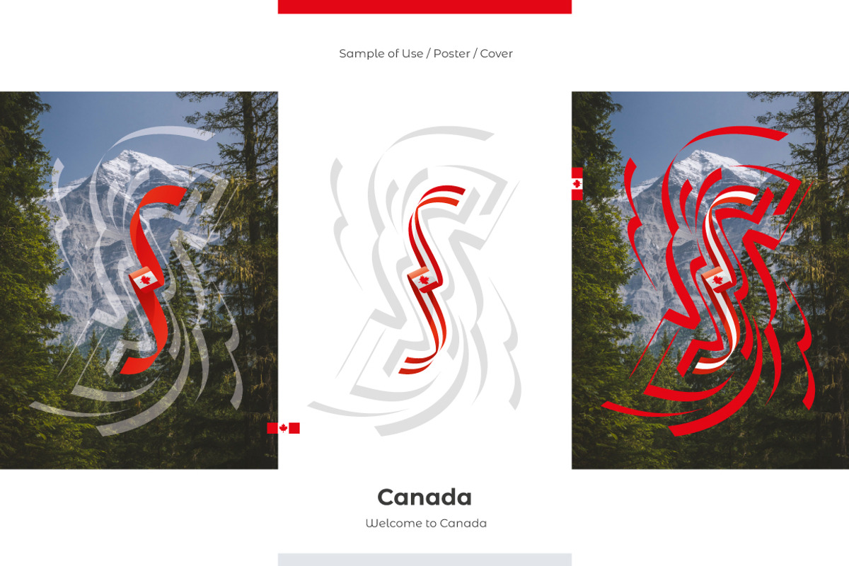 Canada flag ribbon vector, a Templates & Theme by Simbos (Photo 3 of 9)