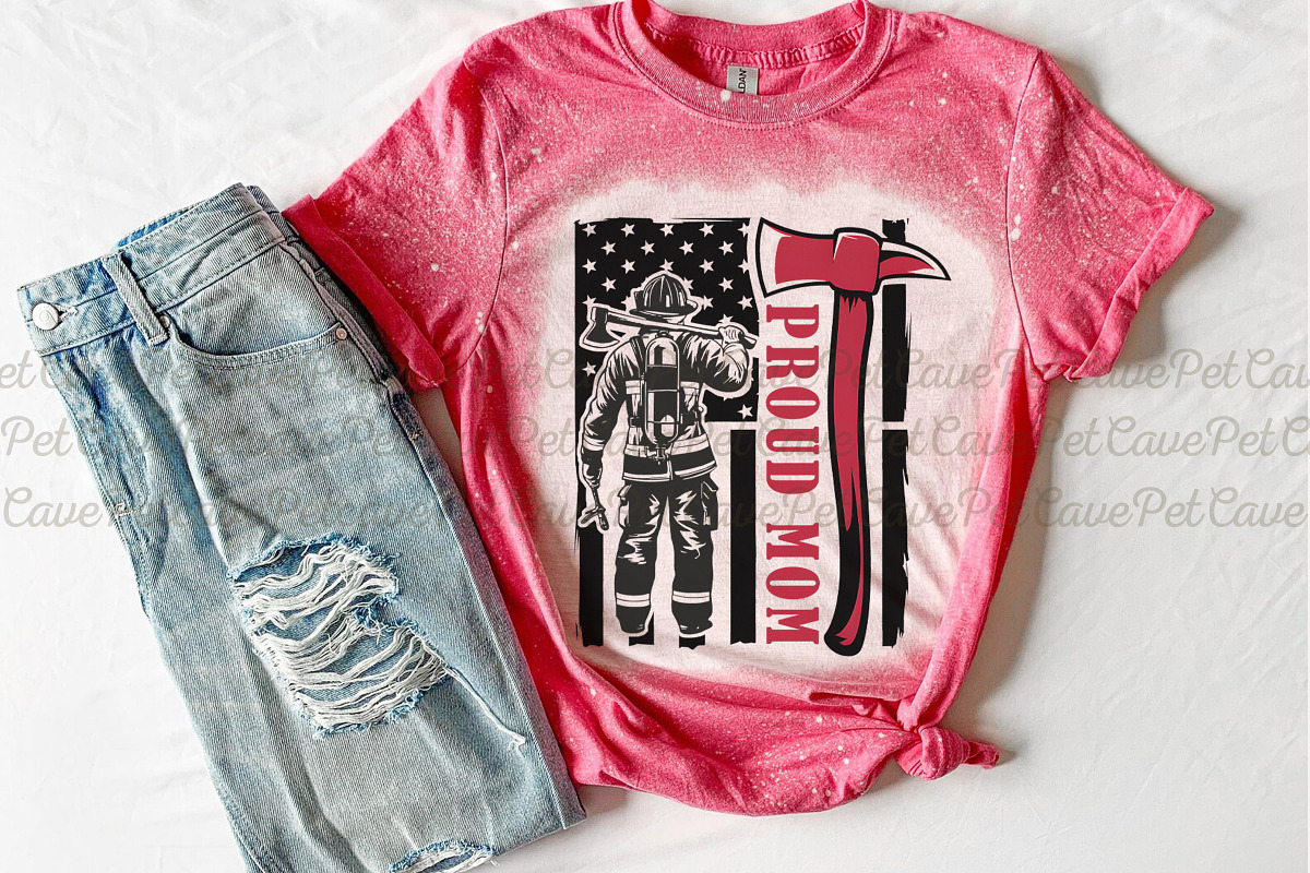 Firefighter Mom Sublimation Bundle, a Graphic by Pet Cave (Photo 2 of 9)