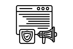 Security Line Icon