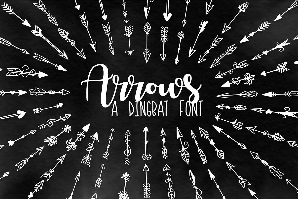 Arrows - Dingbat Font