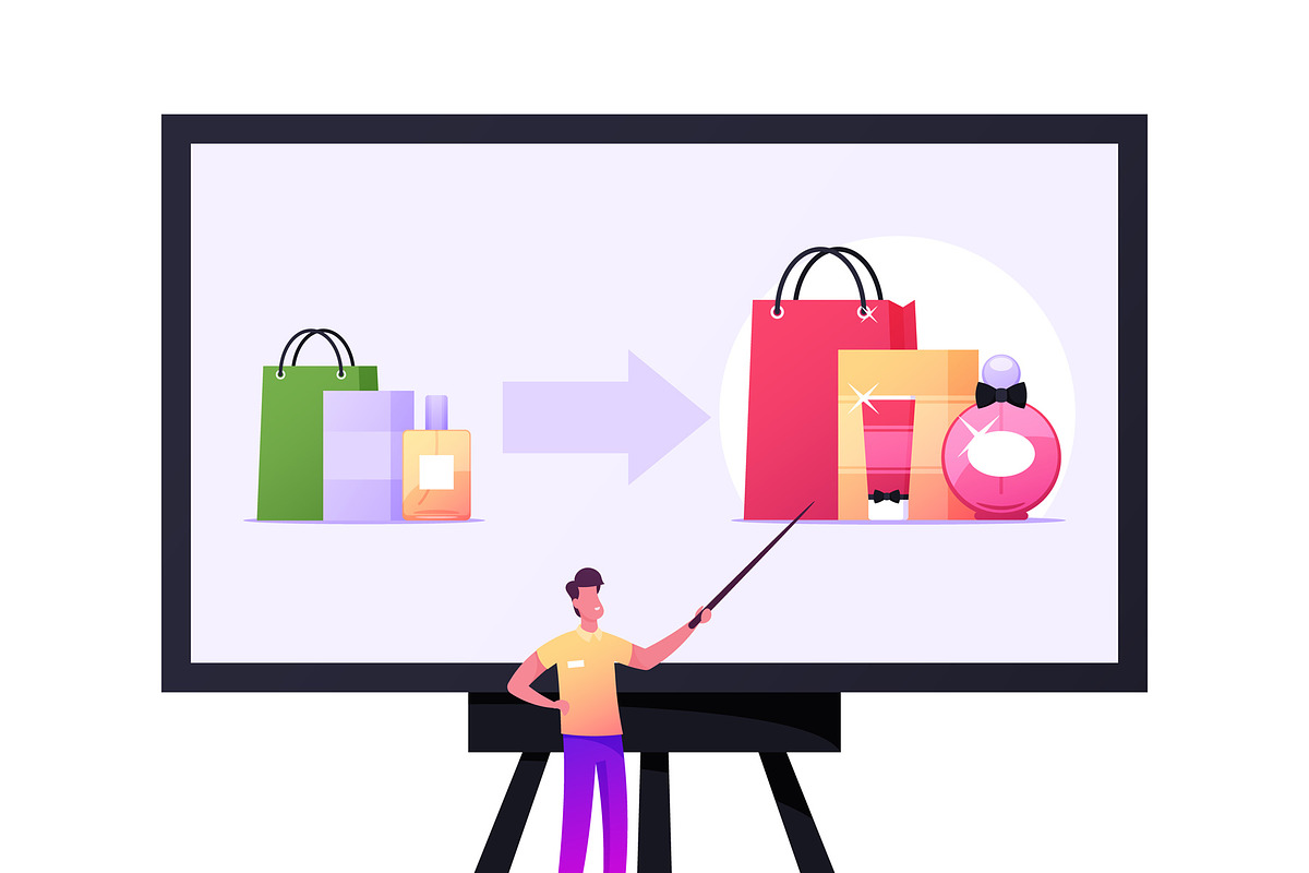 Upsell, Increasing Cost of Order, an Illustration by Double Bubble