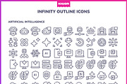 2100+ Infinity Outline icons, an Outline Icon by Icojam store (Thumbnail 12 of 12)
