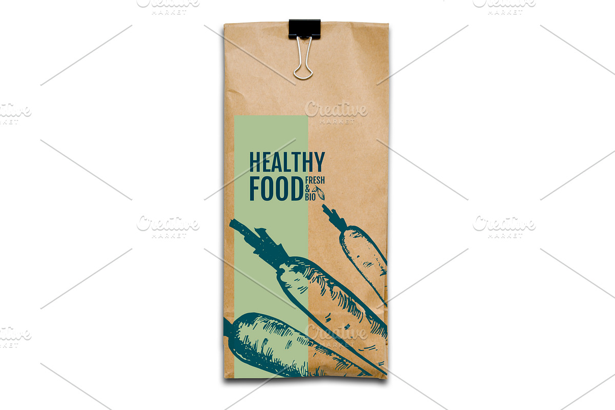 50+ Hand Drawn Fresh Food Elements, a Food Illustration by Vitaliy Starkov (Photo 2 of 7)