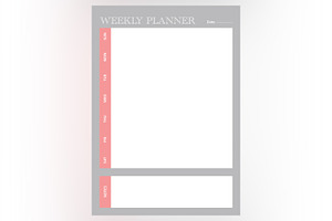 Weekly Planner Sheet Design-49