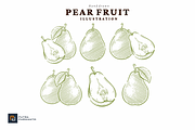 Vintage Hand Drawn Pear Illustration, a Food Illustration by putra_purwanto (Thumbnail 2 of 3)