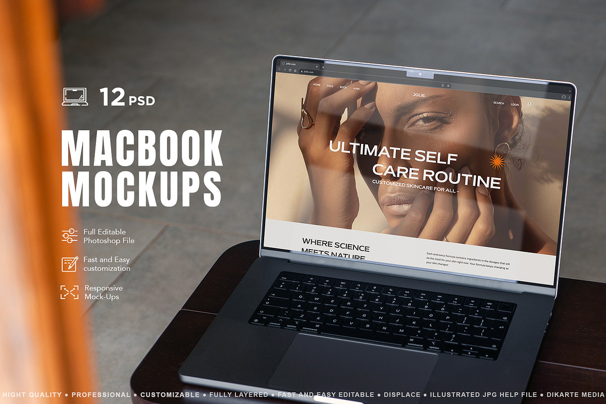MacBook Mockups Vacation Mood, a Mac Mockup by Dikarte.Store (Photo 1 of 11)
