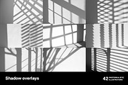 Shadow overlays collection - 42 pics, a Decorative Illustration by Handmadefont (Thumbnail 10 of 11)