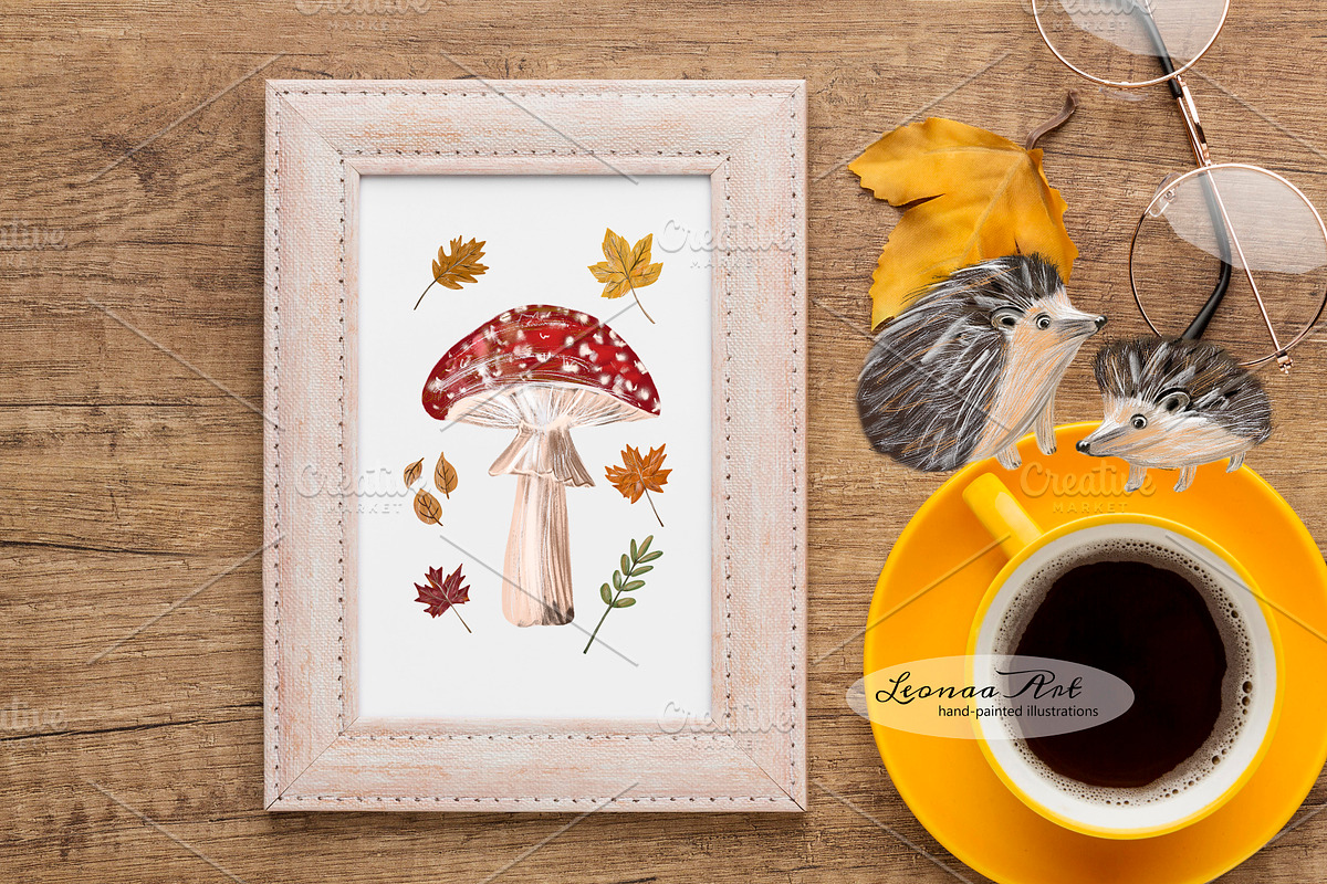Fall Clipart Collection, a Seasonal Illustration by Leonaa art (Photo 9 of 9)