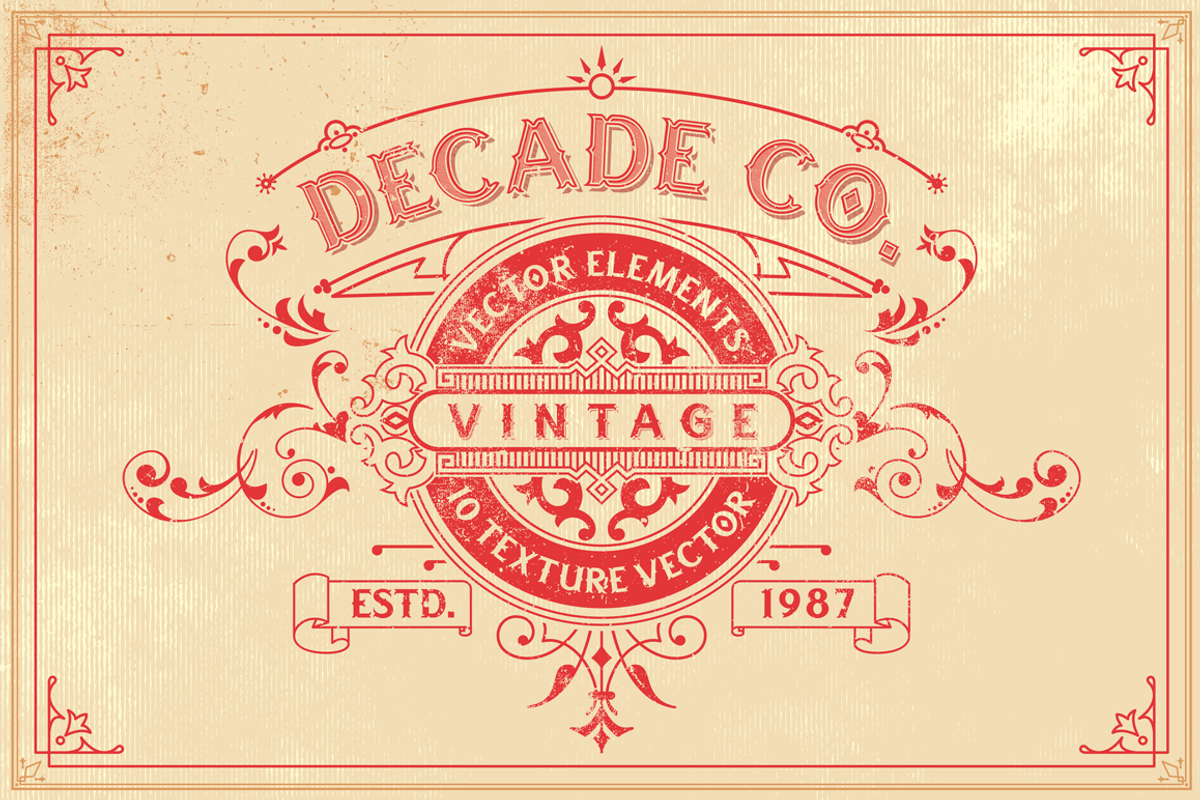 Vintage Vector Elements