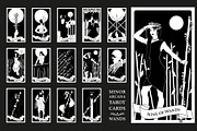 Tarot Black and White. 78 cards, an Illustration by La Inspiratriz (Thumbnail 5 of 9)