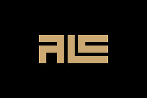 Monogram Letter ALC Logo