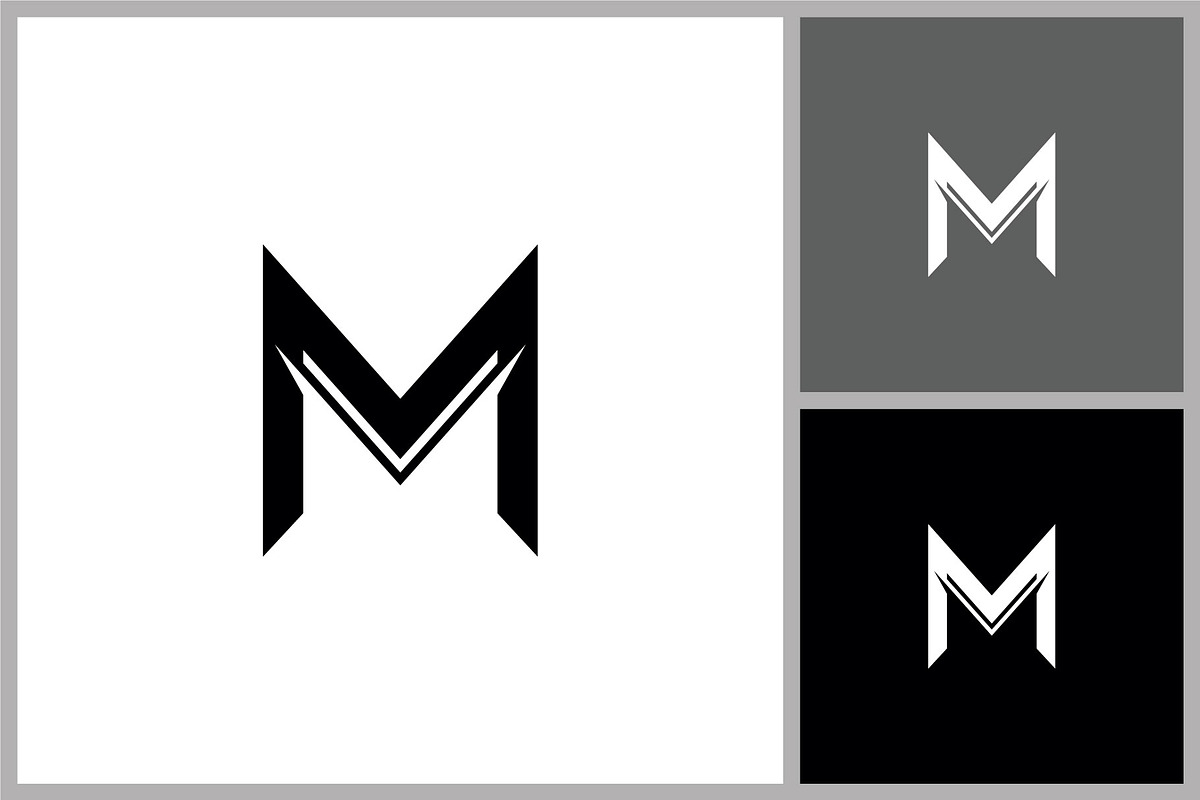 Sharp Geometric Letter M Icon, a Branding & Logo Template by quadrazo (Photo 1 of 2)