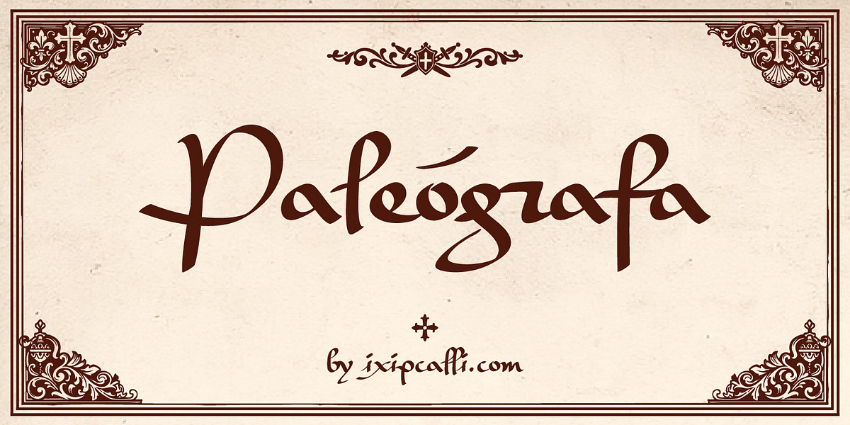 Paleografa, a Handwritten Font by Ixipcalli (Photo 1 of 6)