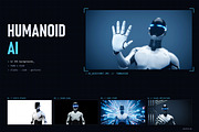 Humanoid AI - 12 JPG Backgrounds, a Background Graphic by Photocreo Michal Bednarek (Thumbnail 1 of 6)