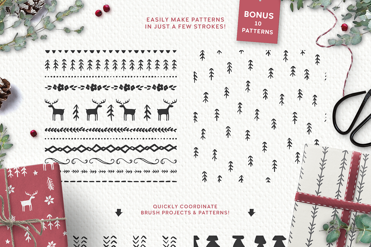 Sweater Weather Vector Brushes, a Brush Add-On by Emily Spadoni (Photo 6 of 11)