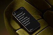 iPhone 16 Interior mockups, an iPhone Mockup by Wannathis.one (Thumbnail 6 of 10)