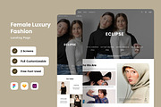 Eclipse - E-Commerce Landing Page, a Landing Page Template by productype1 (Thumbnail 1 of 5)