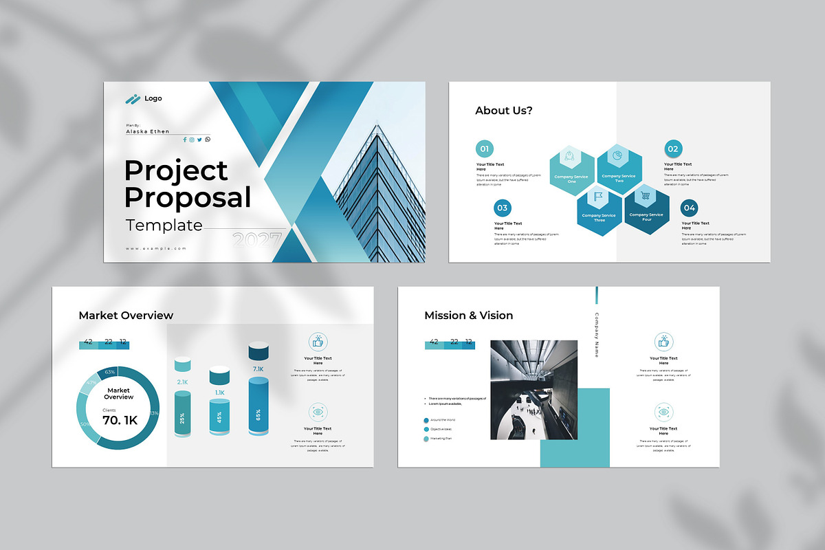 Project Proposal Presentation Templa preview 2