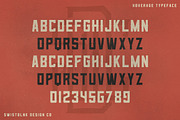 Hoverage Typeface, a Sans Serif Font by Swistblnk Std. (Thumbnail 4 of 4)