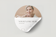BUNDLE: Real Estate Circle Stickers, a Branding & Logo Template by EstateElements (Thumbnail 4 of 8)