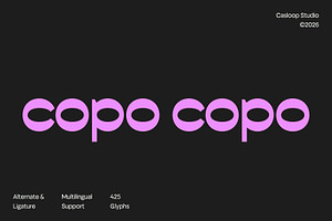 Copo Copo – Reversed Contrast