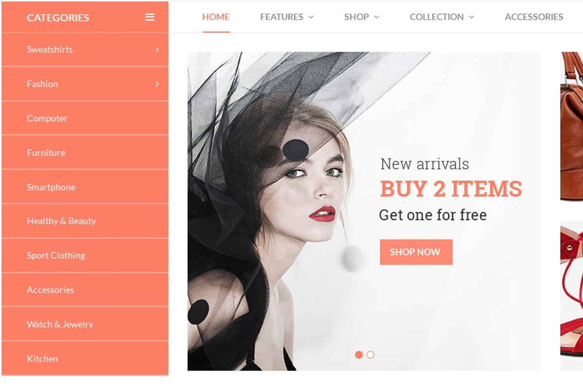 MGS Mega - Elegant Magento 2 theme, a Websites & App Template by ArrowTheme (Photo 2 of 6)