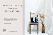 Animated Desktop Mockup, a Books & Magazine Mockup by Trendingdigital (Thumbnail 1 of 3)