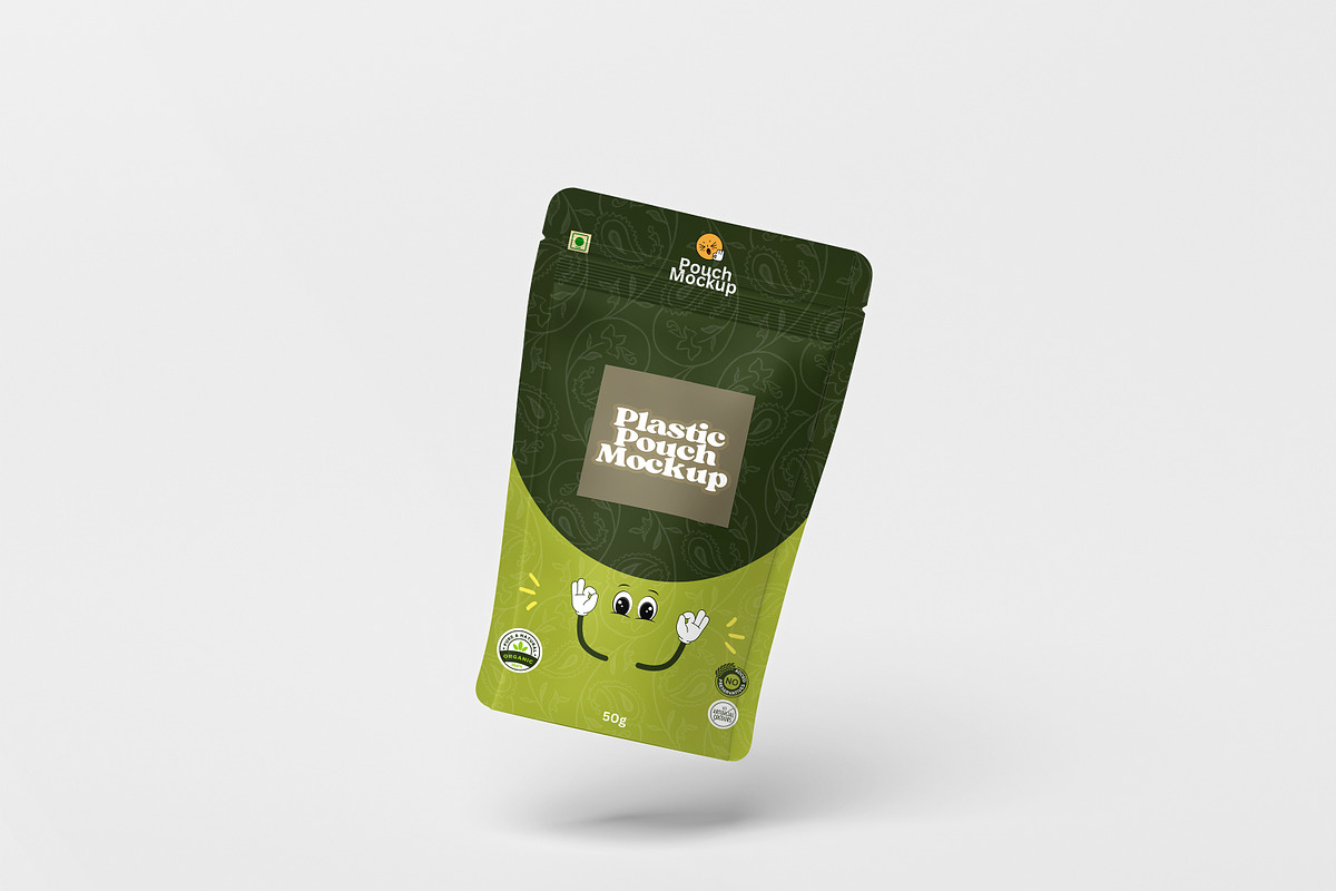 Plastic Pouch Mockup, an Advertising Mockup by AnasStudio (Photo 2 of 5)