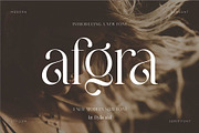 Afgra Modern Serif Typeface, a Font by Dylla_studio (Thumbnail 1 of 10)