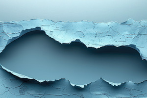Torn Blue Paper Texture With Clean Horizontal Copy Space, a Background Photo by José Manuel Gelpi