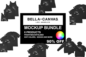 Bella Canvas Apparel Mockup Bundle