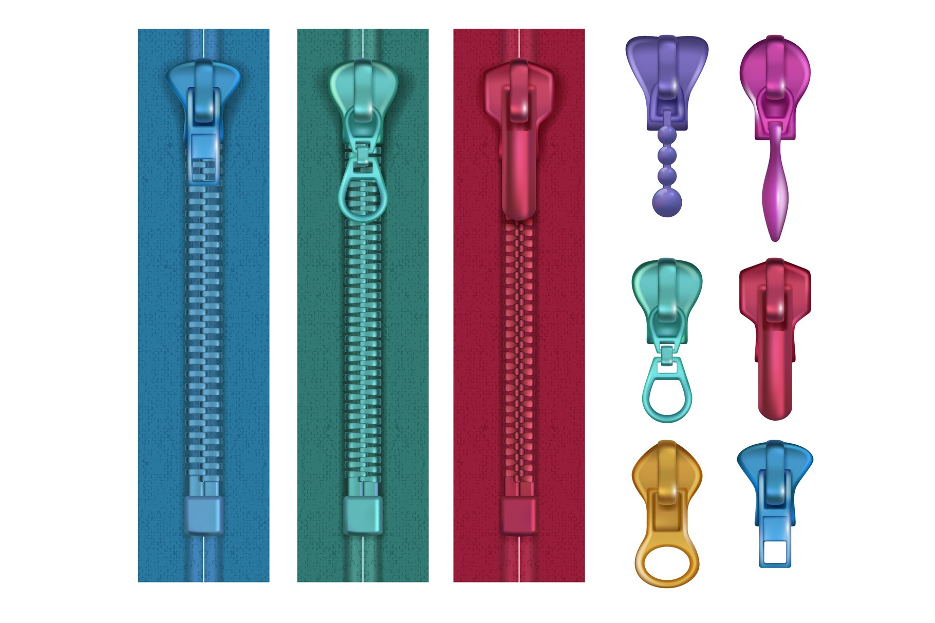 Colored Zipper Fashioned Locks And by Onyx  Creative Market