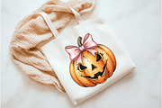 Halloween Coquette PNG Halloween png, an Illustration by Watercolor design (Thumbnail 2 of 3)