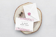 Pink Gift Card Template, a Card Template by DesignStudioTeti (Thumbnail 6 of 6)