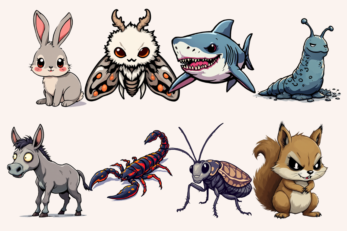 Nightmare Beasts & Creepy Crawlers, an Animal Illustration by PrintHaven Designs (Photo 2 of 6)