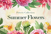 Summer flowers seamless pattern, a Pattern Graphic by Yana Dobrik (Thumbnail 1 of 11)
