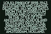 Pinkhoff Caps - Art Deco Font, a Blackletter Font by TypeFaith Fonts (Thumbnail 2 of 10)