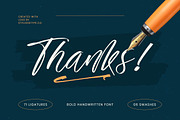 The Newyork Bold Handwritten Font, a Script Font by stylishtype.co (Thumbnail 20 of 20)