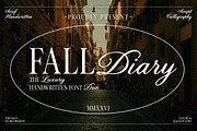 Fall Diary, a Handwritten Font by Struggle Studio (Thumbnail 1 of 10)