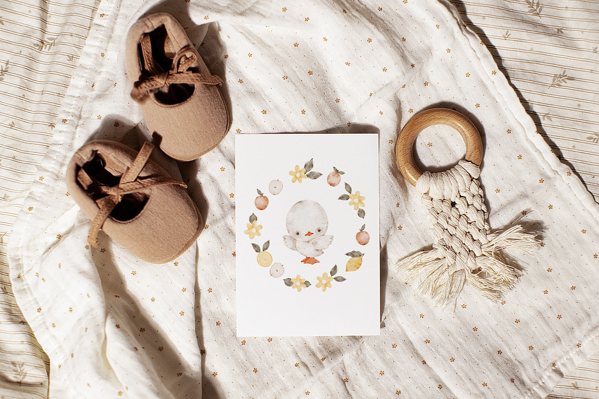 BABY AUTUMN watercolor set, a Seasonal Illustration by erasovas (Photo 2 of 12)