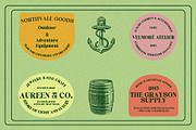 Brivane Stamp, a Serif Font by Craft Supply Co. (Thumbnail 5 of 8)