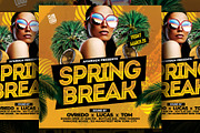 Spring Break Flyer, a Flyer Template by AyumaDesign (Thumbnail 1 of 2)
