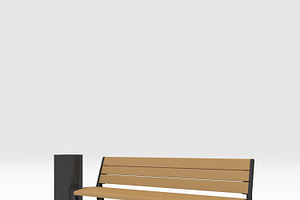 3D Model Bench Park 31