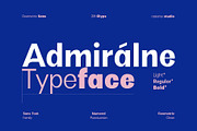 Admiralne Sans Family Font, a Sans Serif Font by Rasiorise Studio (Thumbnail 1 of 15)