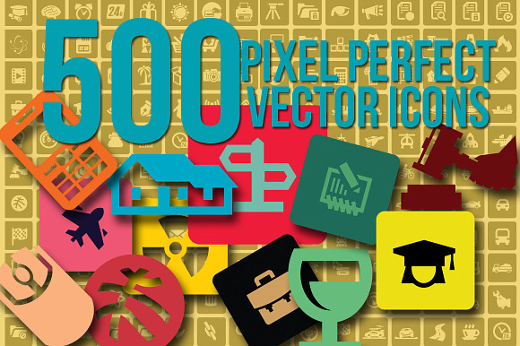 500 Vector Icons 50 Off
