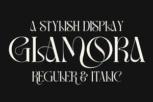 Glamora Stylish Display Font